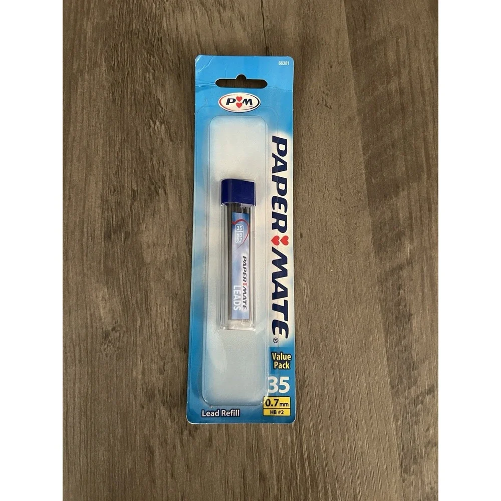 Vintage Papermate Lead Refill Value Pack 0.7 mm 35-count‎ HB #2 NEW